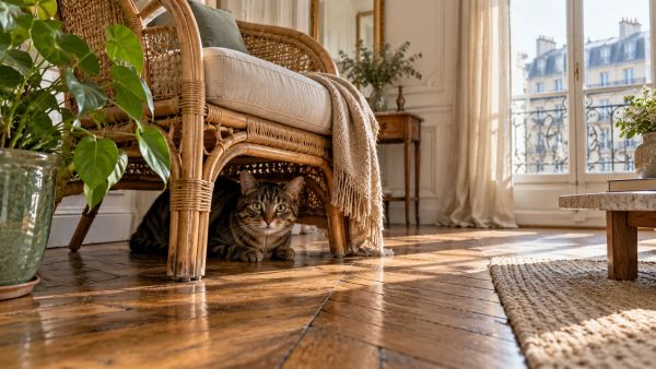 Les meilleures cachettes pour chat : comprendre leur comportement